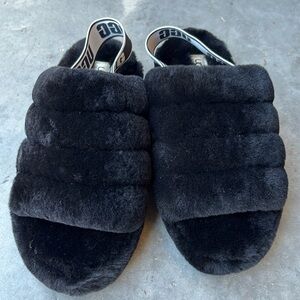 Brand new black Ugg slippers